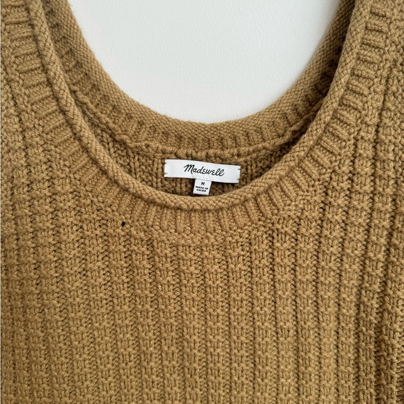 Madewell Textured-Stitch Sweater Tank - Picture 5 of 7